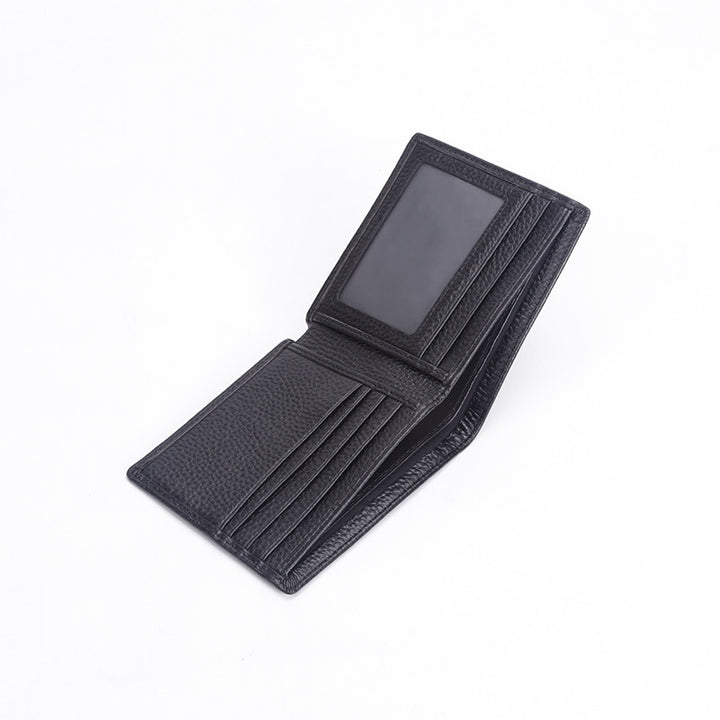 Textured Leather Bi-fold Wallet Stornfield