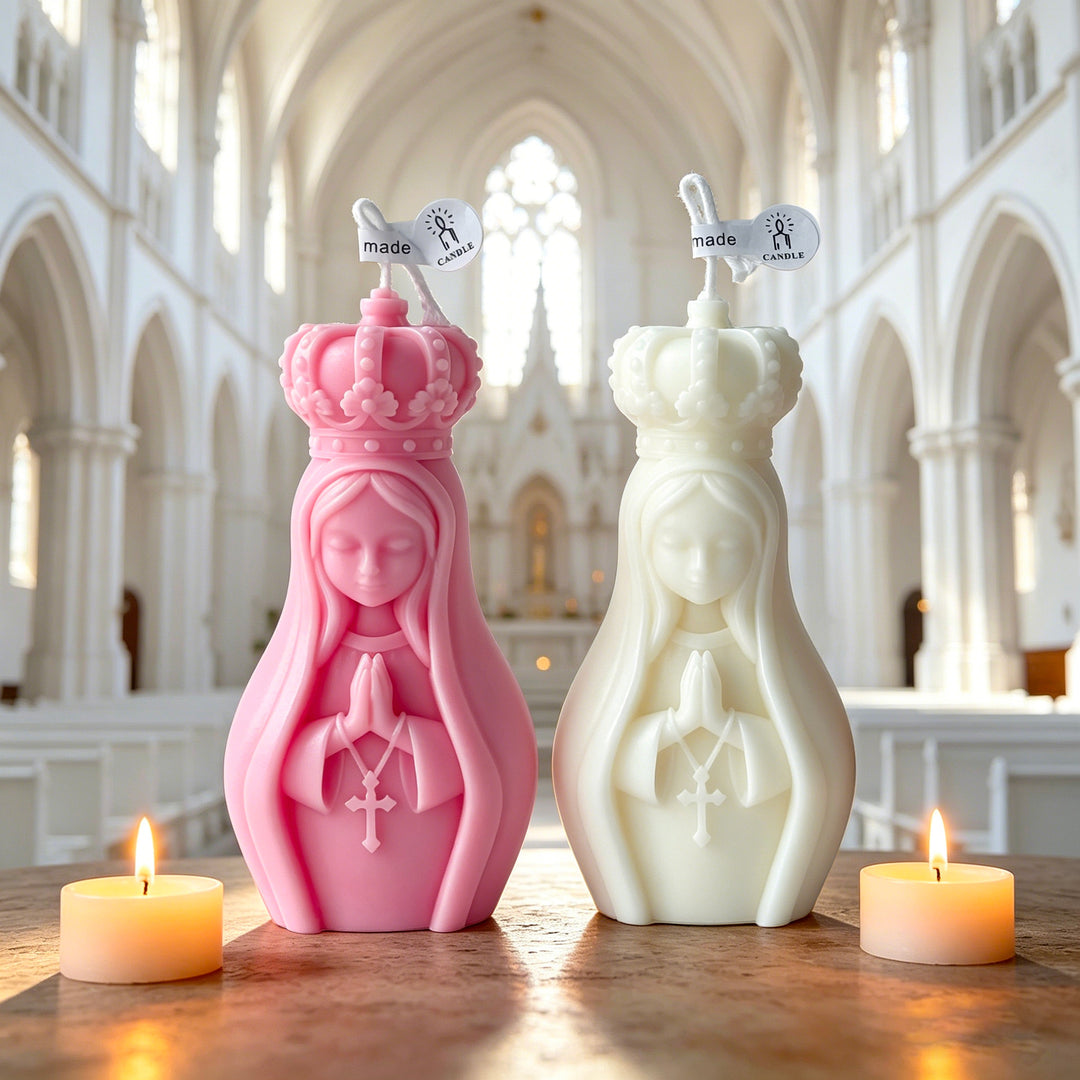 Religious Themed Decorative Candle