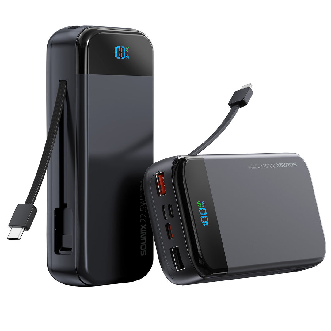 High-performance power bank with LED display and fast charging technology Stornfield