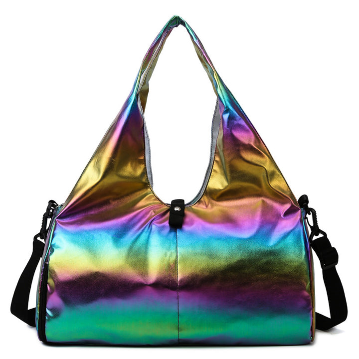 Iridescent Multi-Pocket Travel Tote Bag Stornfield