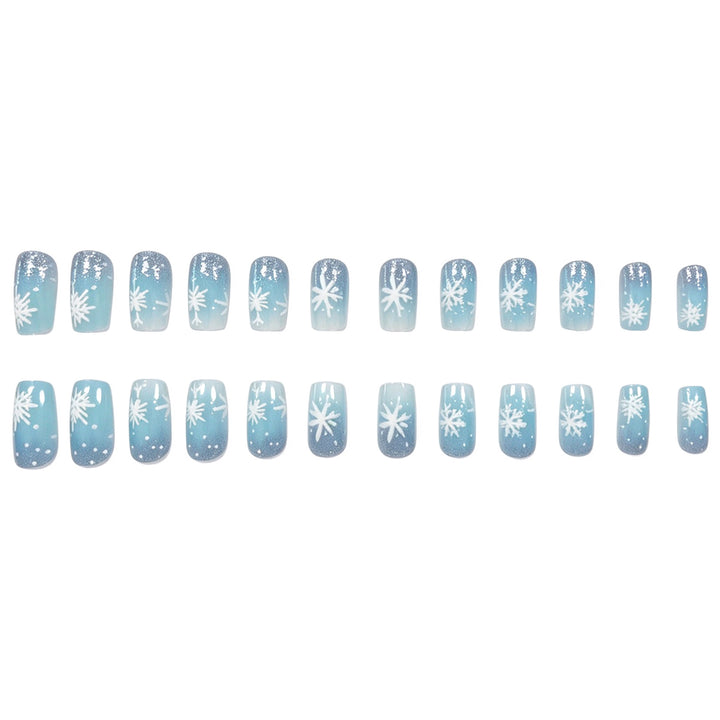 Frosted Snowflake Gel Nail Art Set Stornfield