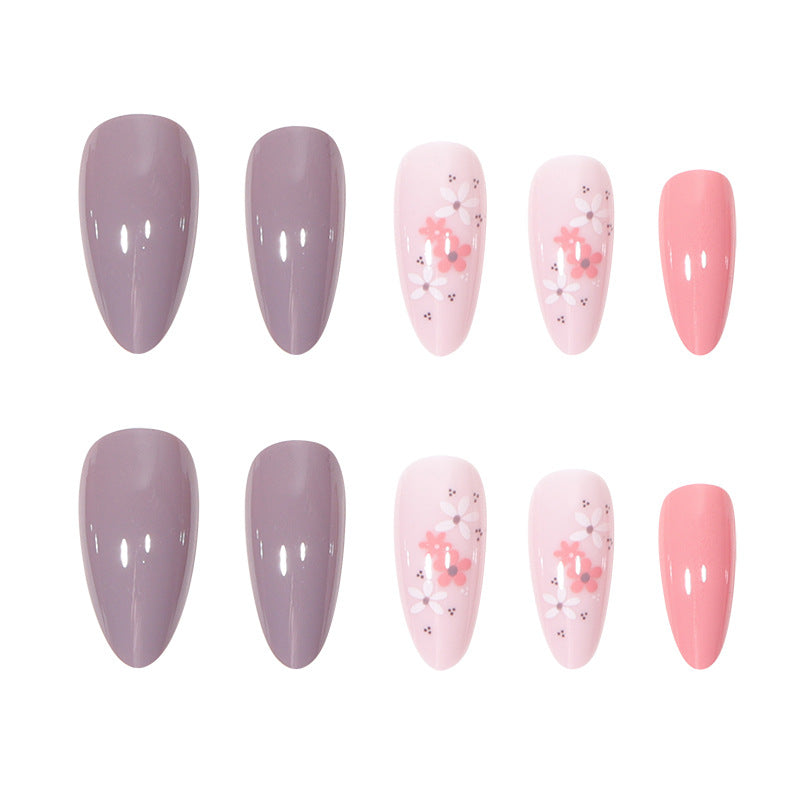 Floral Design Stiletto Nail Set Stornfield