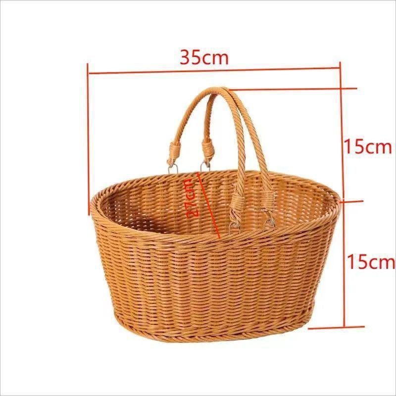 Handcrafted Natural Woven Storage Basket Stornfield