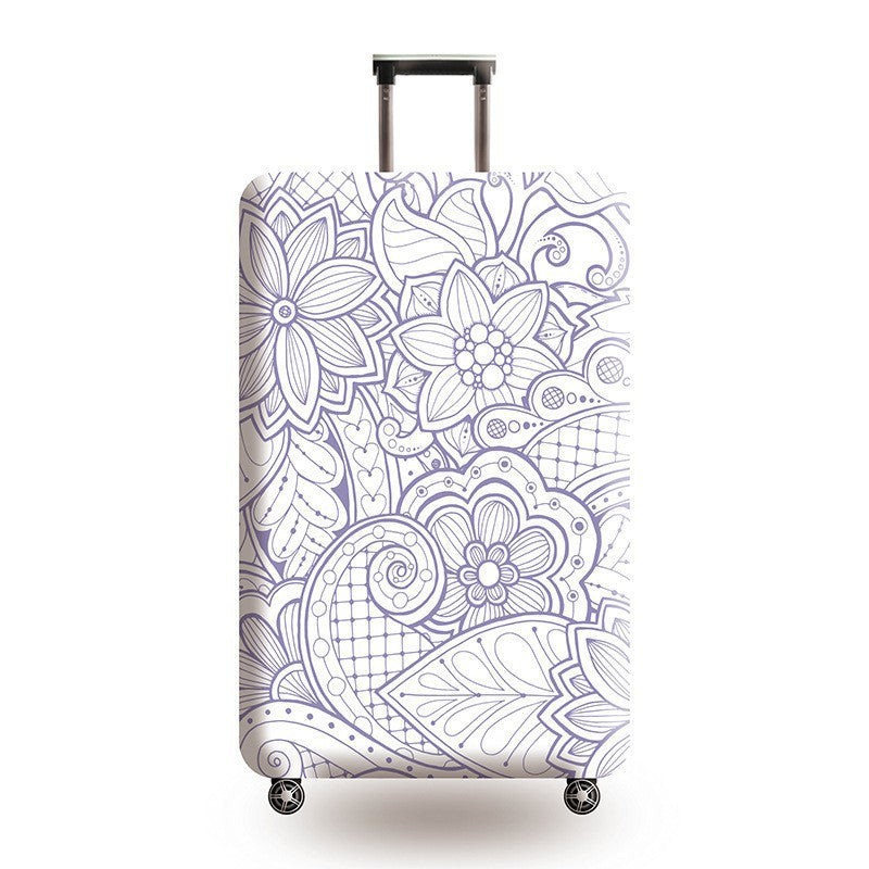 Women's Hard Shell Suitcase with Ethnic Pattern Stornfield
