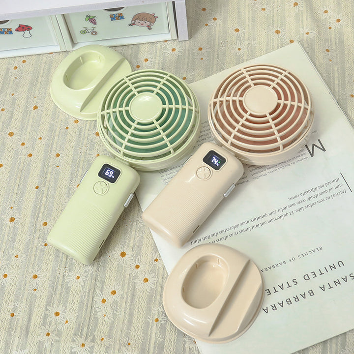 Ladies portable mini fan with digital control and USB connection Stornfield