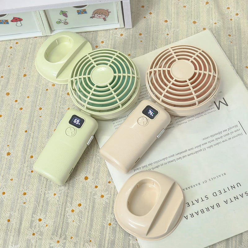 Women's Portable Mini Fan with Digital Display Stornfield