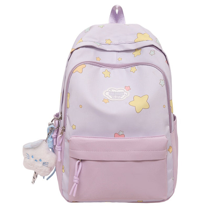 Playful Starry Print Backpack Stornfield