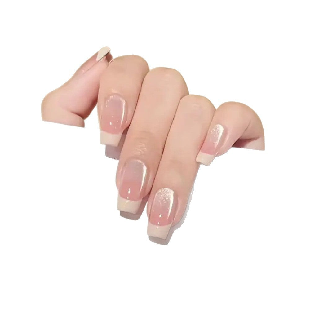 Artificial nails with elegant French tip design Stornfield