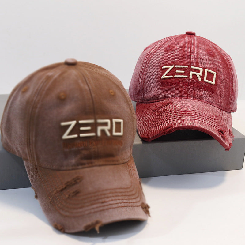 Men's Distressed Cotton Baseball Cap Stornfield 1784270076