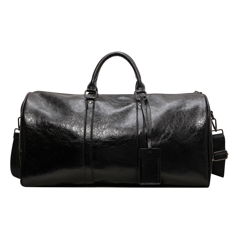 Premium Leather Weekend Duffle Bag