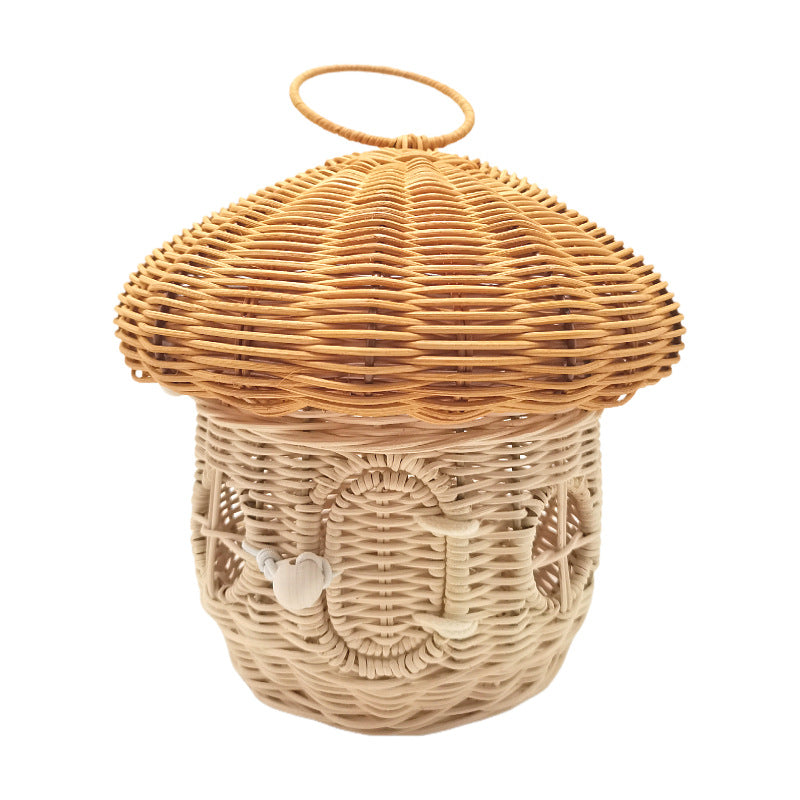 Playful storage basket with mushroom hat design Stornfield