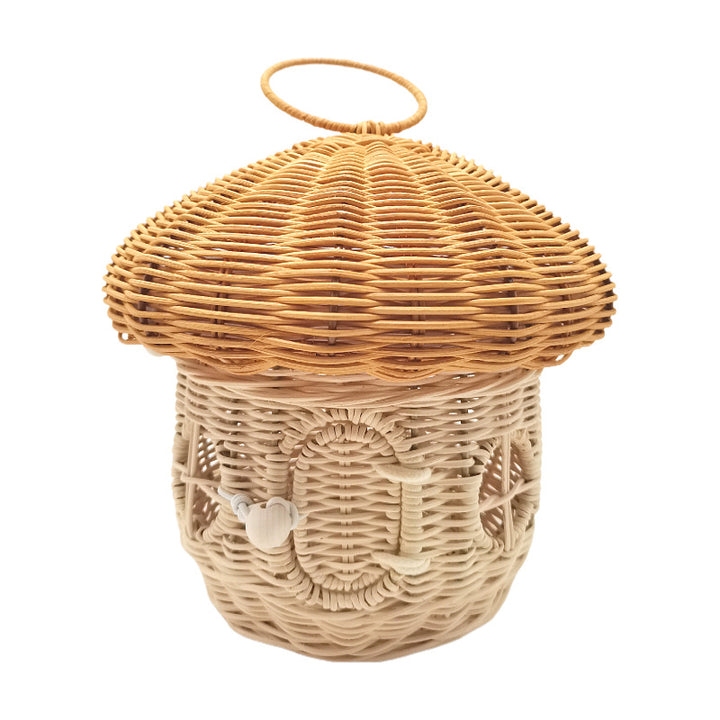 Playful storage basket with mushroom hat design Stornfield