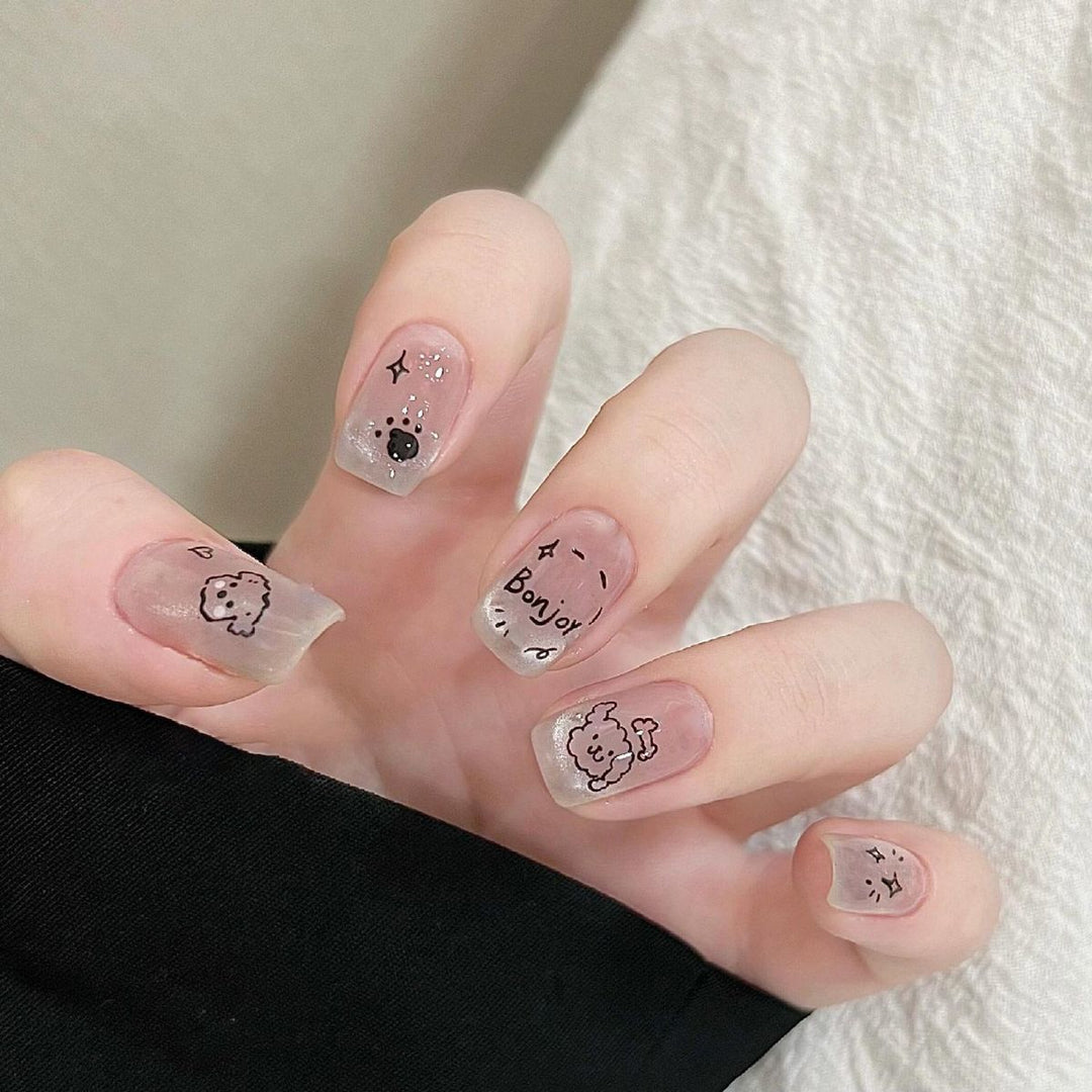 Creative Cartoon-Themed Press-On Nail Set Stornfield