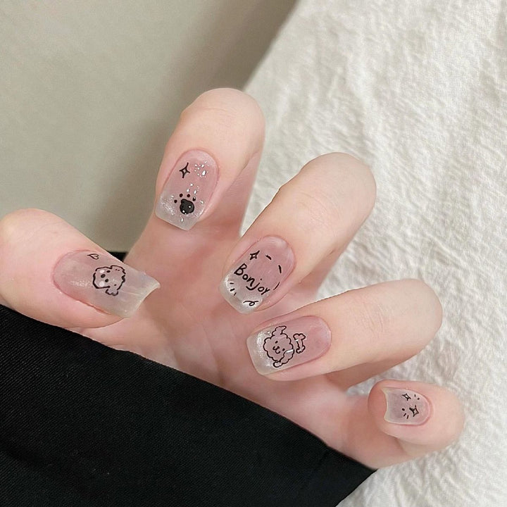 Creative Cartoon-Themed Press-On Nail Set Stornfield