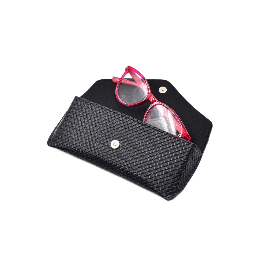Textured Leather Eyewear Wallet Stornfield
