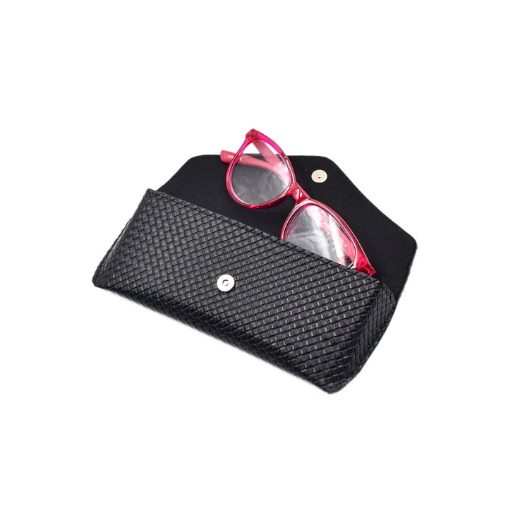 Textured Leather Eyewear Wallet Stornfield