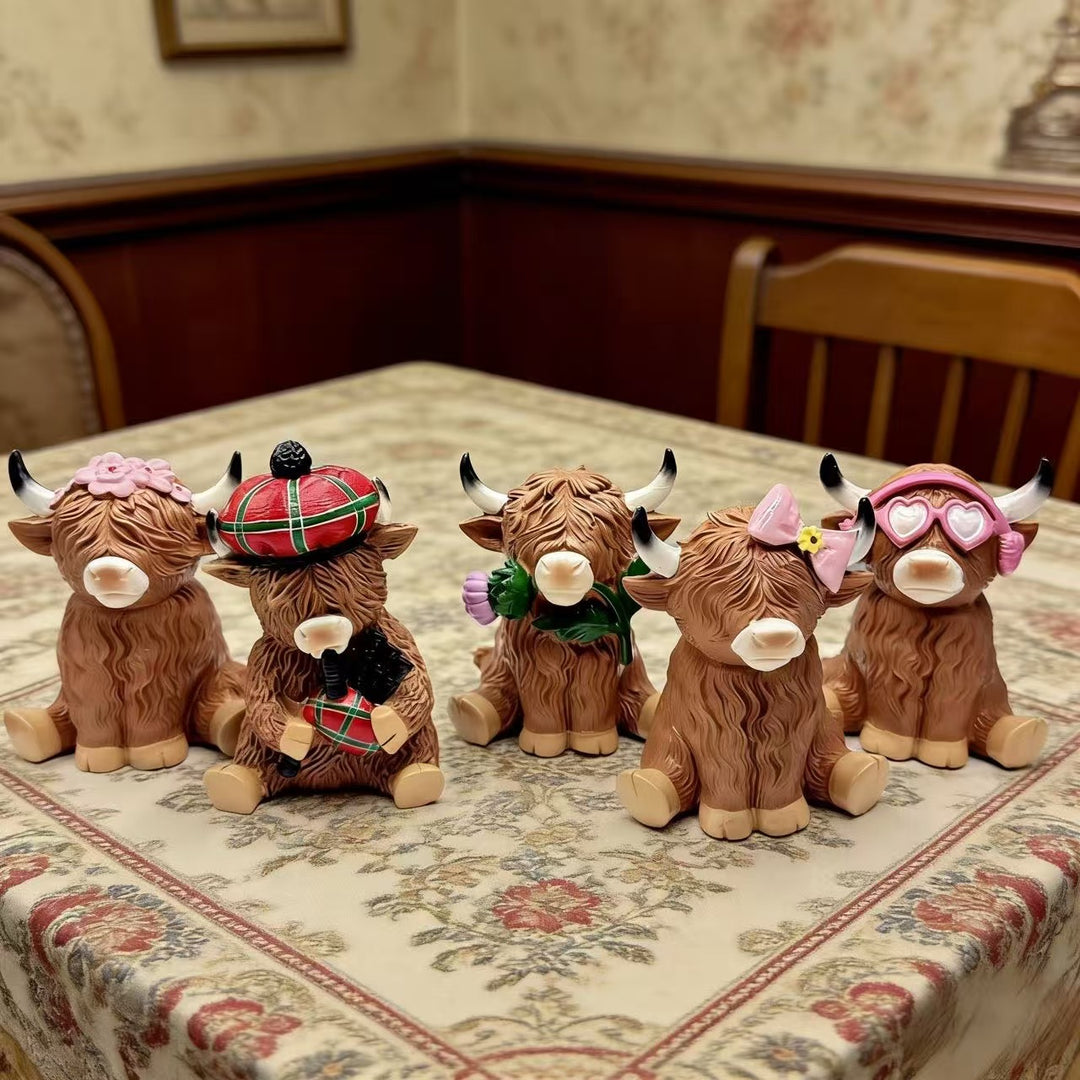 cute decorative horned cattle Stornfield