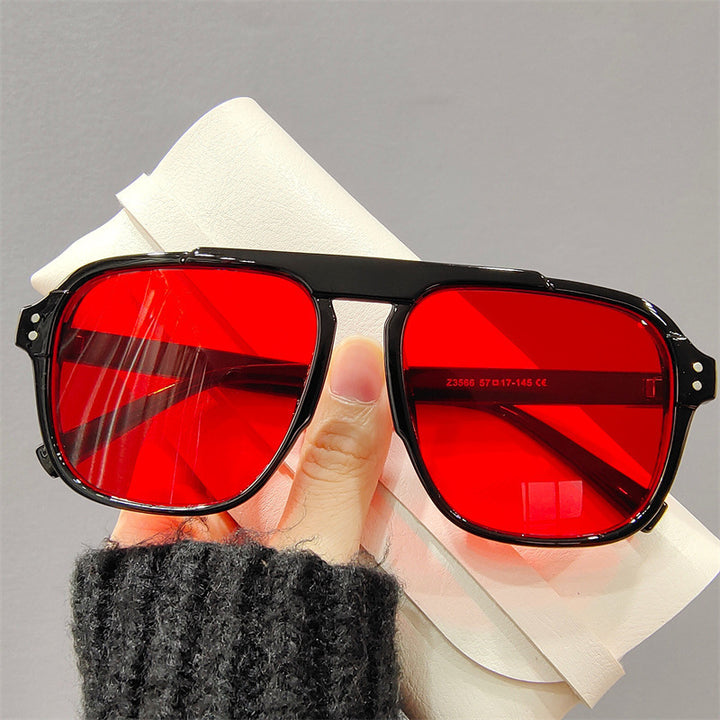 Ladies geometric sunglasses with polarized yellow lenses Stornfield