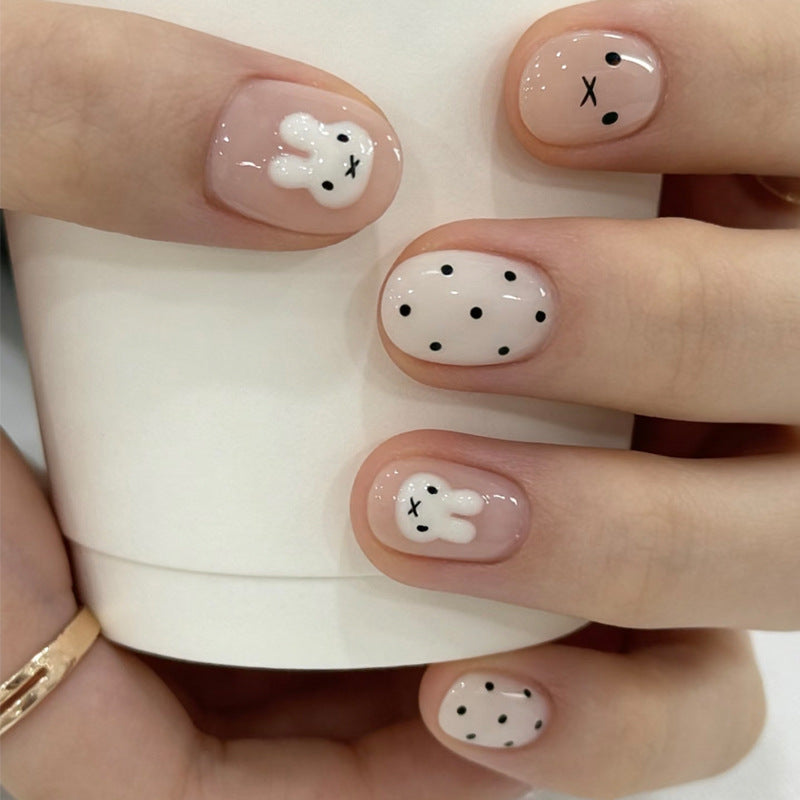 Cute Character Press-On Nail Set Stornfield