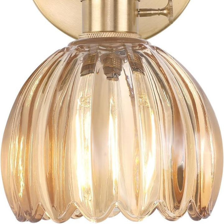 Elegant Glass Wall Sconce