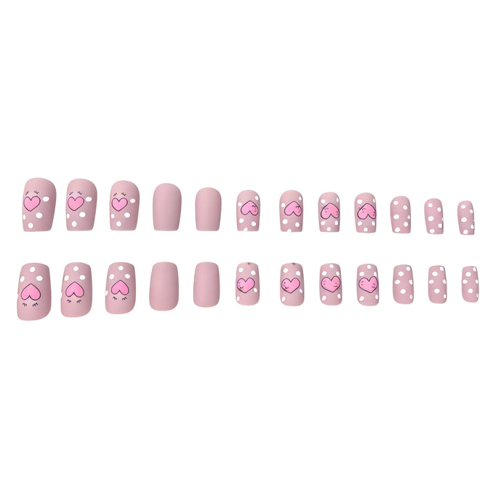 Artistic Heart-Themed Nail Art Stornfield