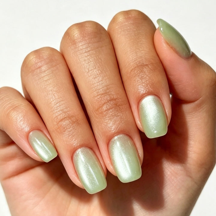 Glossy Ombre Press-On Nails Stornfield