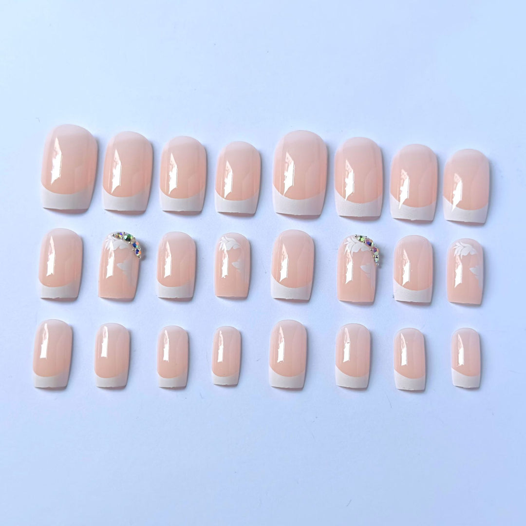 Elegant Floral Nail Art Set