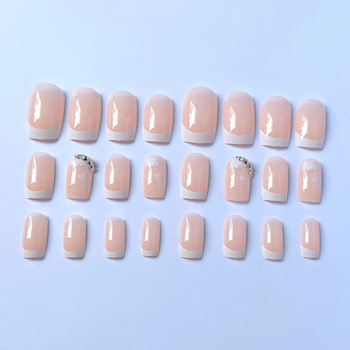 Elegant Floral Nail Art Set