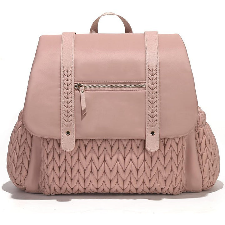 Padded backpack with braided design Stornfield