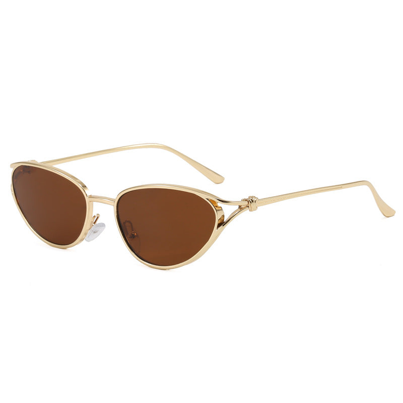 Trendy Cat-Eye Sunglasses with Metallic Frame Stornfield