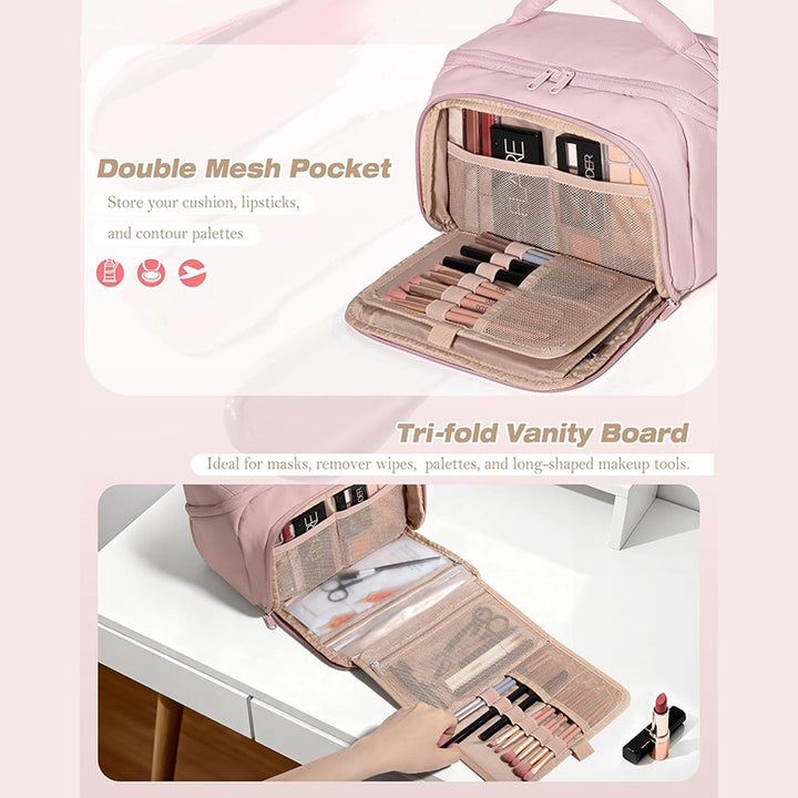 Cosmetic organizer with dividers Stornfield