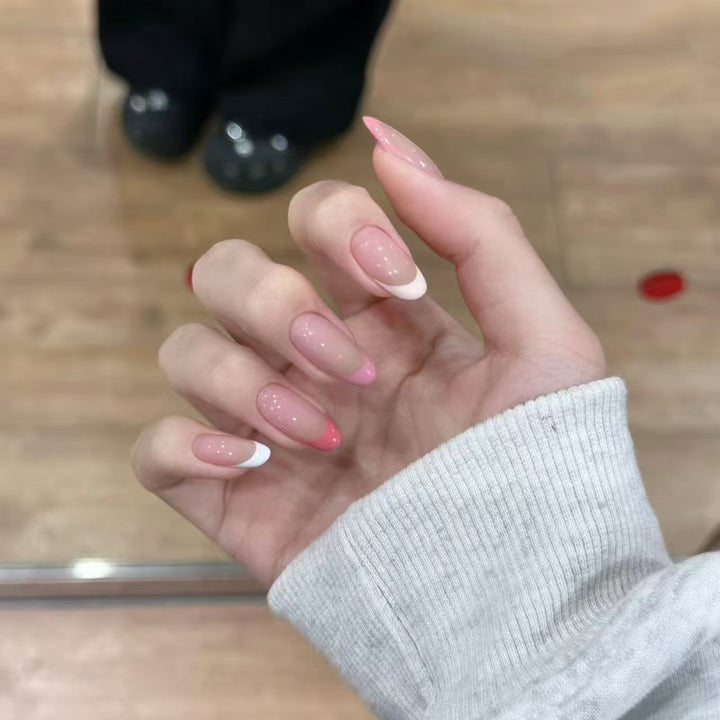 Elegant Ombre French Tip Nail Extensions Stornfield
