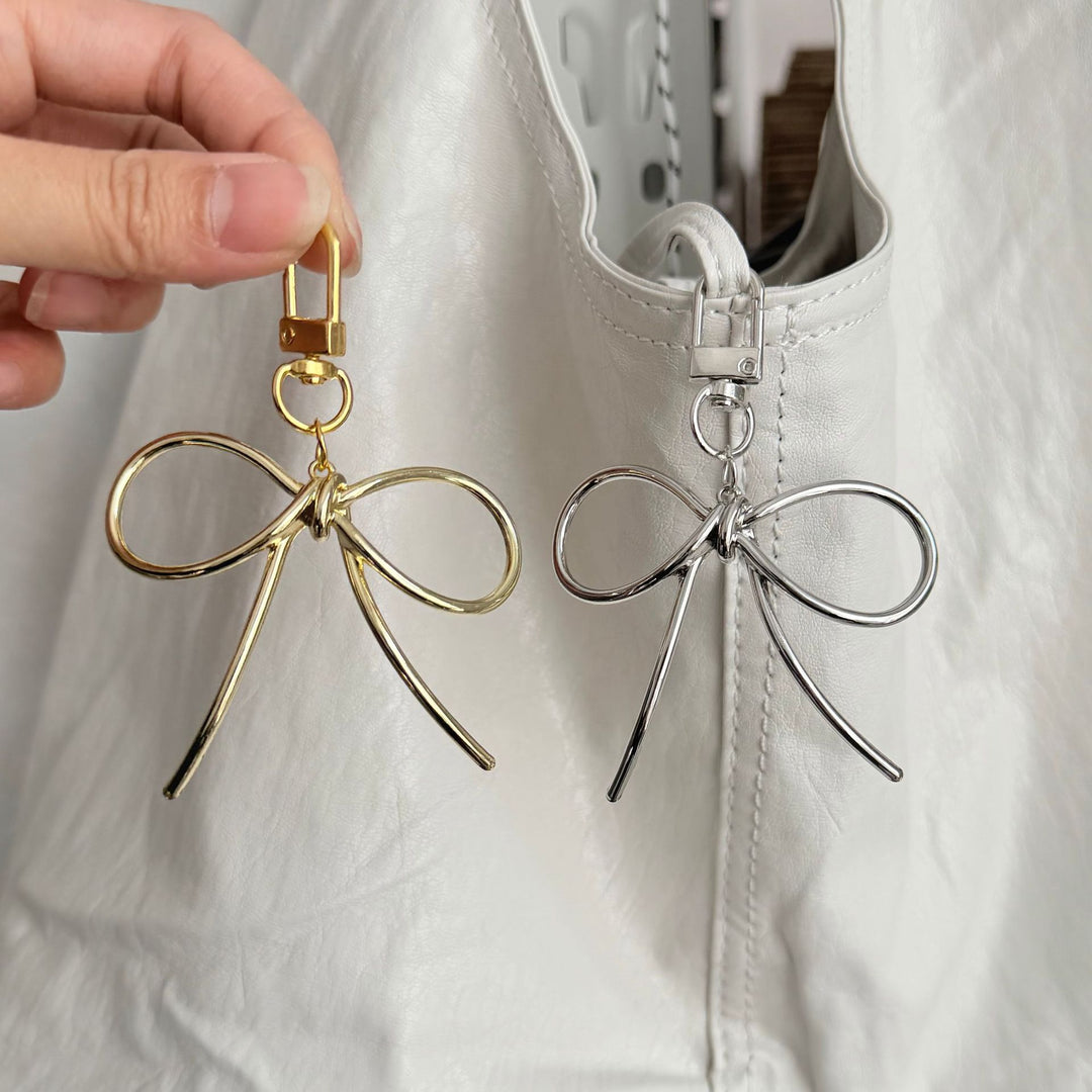 Elegant Bow-Shaped Keychain Stornfield