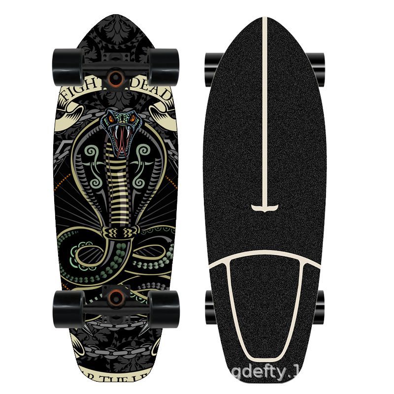 Artistic Lion Design Skateboard Stornfield