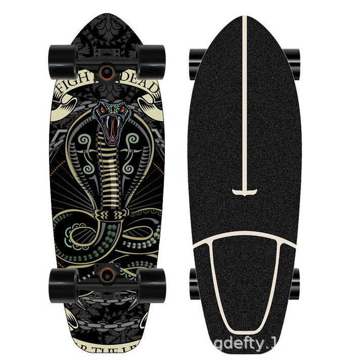 Artistic Lion Design Skateboard Stornfield