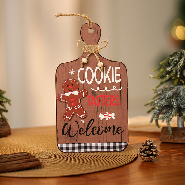 Decorative Christmas poster with Christmas cookies motif Stornfield