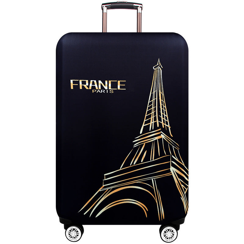 Ladies hard shell suitcase with elegant pattern print Stornfield