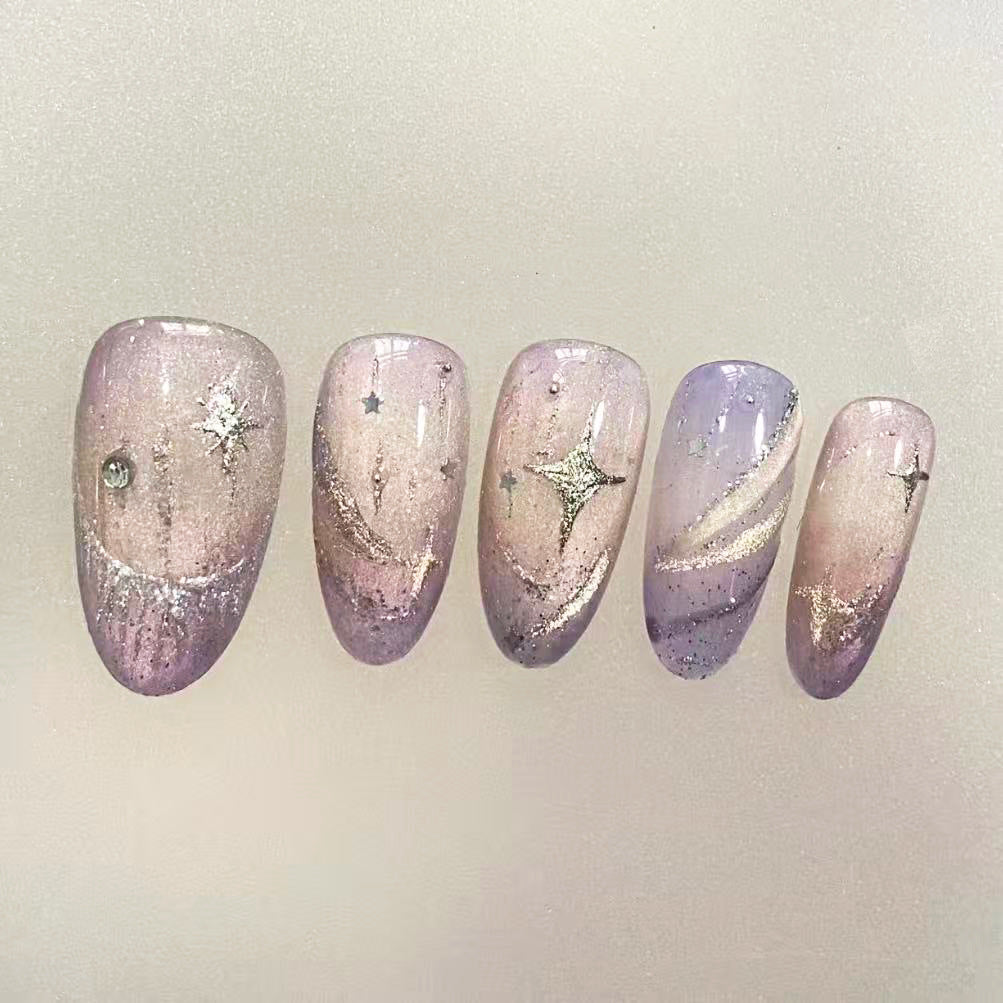 Glamorous Gradient Press-On Nails