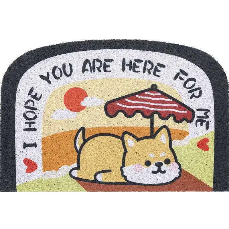Cute Puppy-Themed Non-Slip Bath Mat