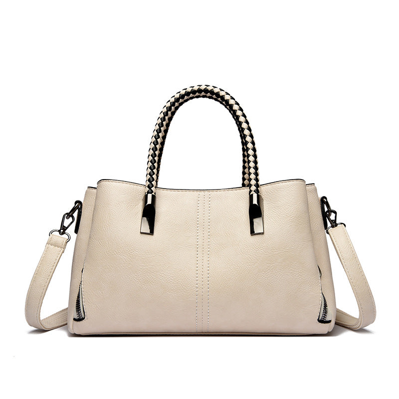 Elegant Braided Handle Handbag Stornfield