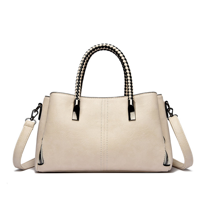 Elegant Braided Handle Handbag Stornfield