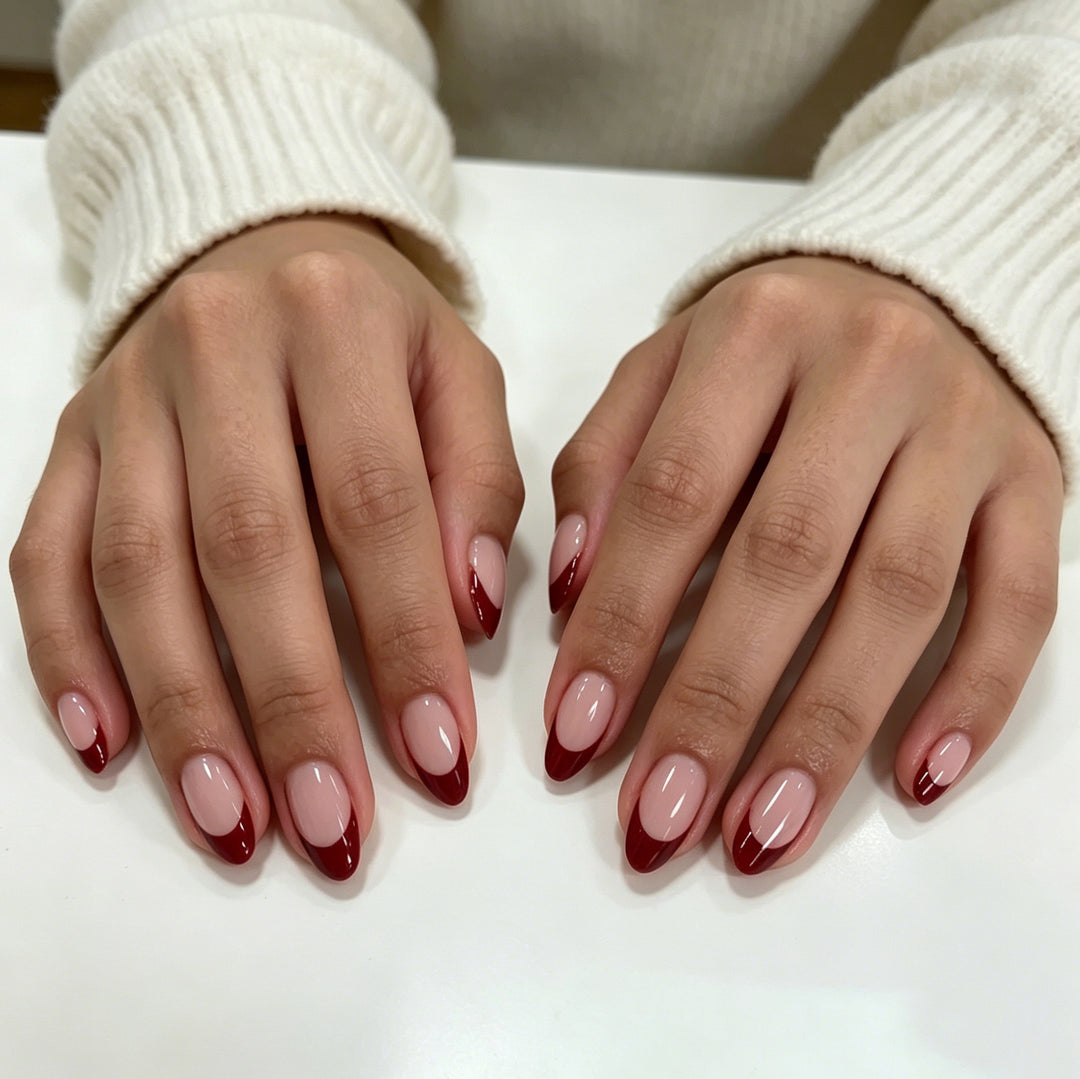 Elegant French Tip Nail Art Stornfield 1789915458