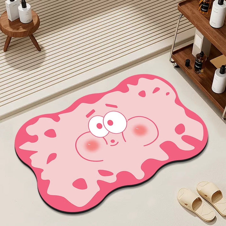 Playful Cat-Themed Area Mat