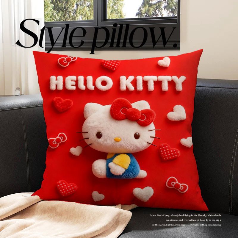 Cute Character-Themed Decorative Cushion