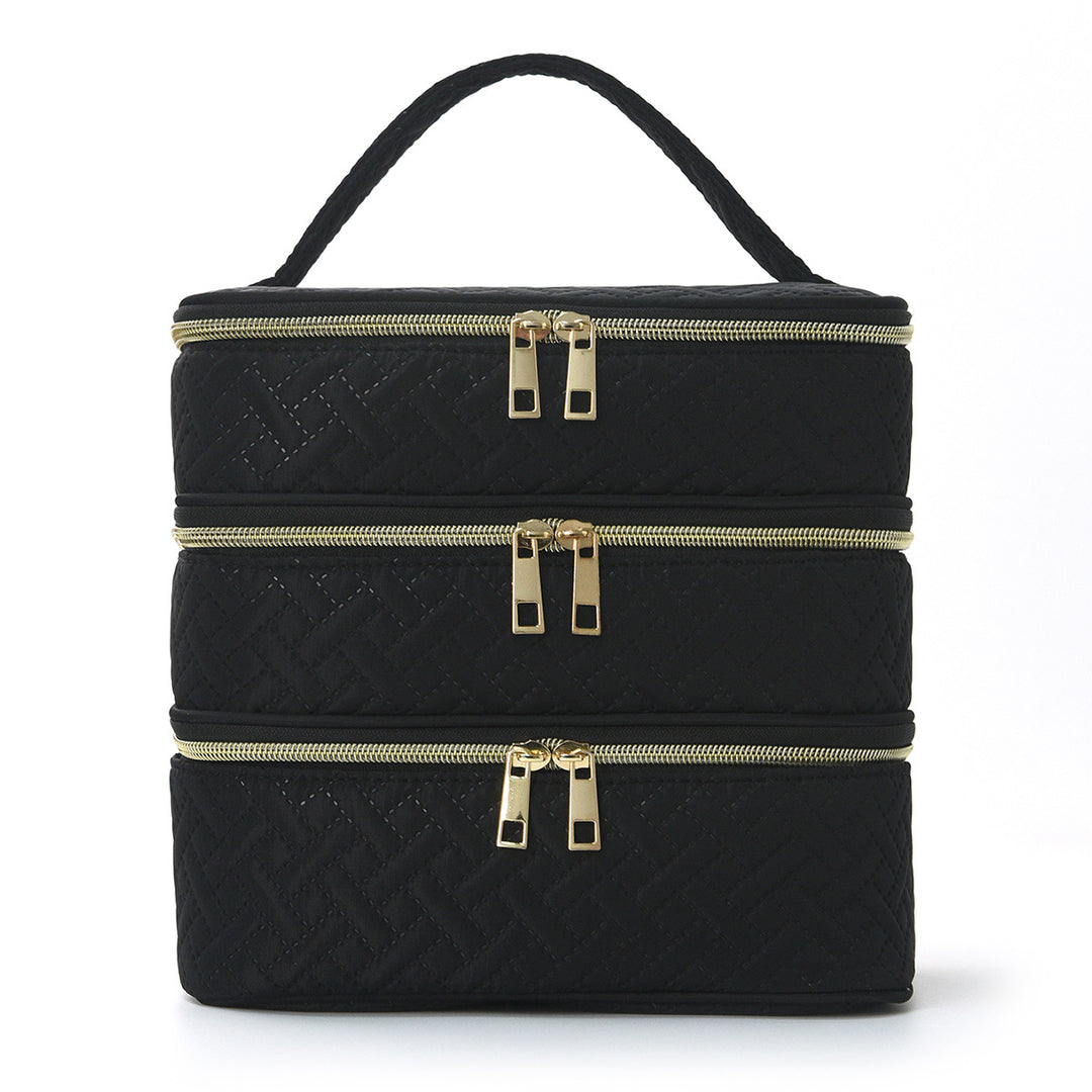 Cosmetic organizer bag with multiple compartments Stornfield