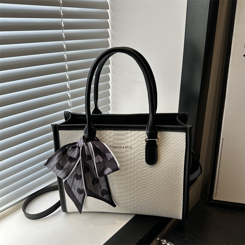 Elegant Handcrafted Quilted Tote Bag
