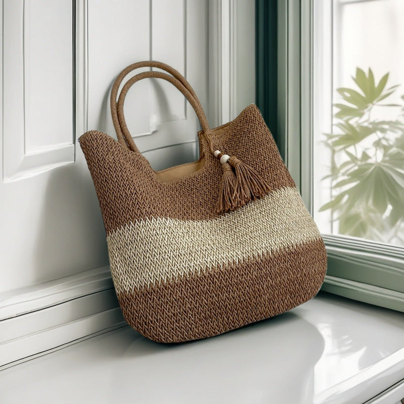 Handcrafted straw bag Stornfield