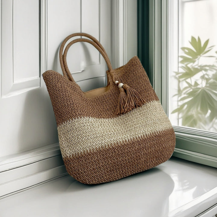 Handcrafted straw bag Stornfield