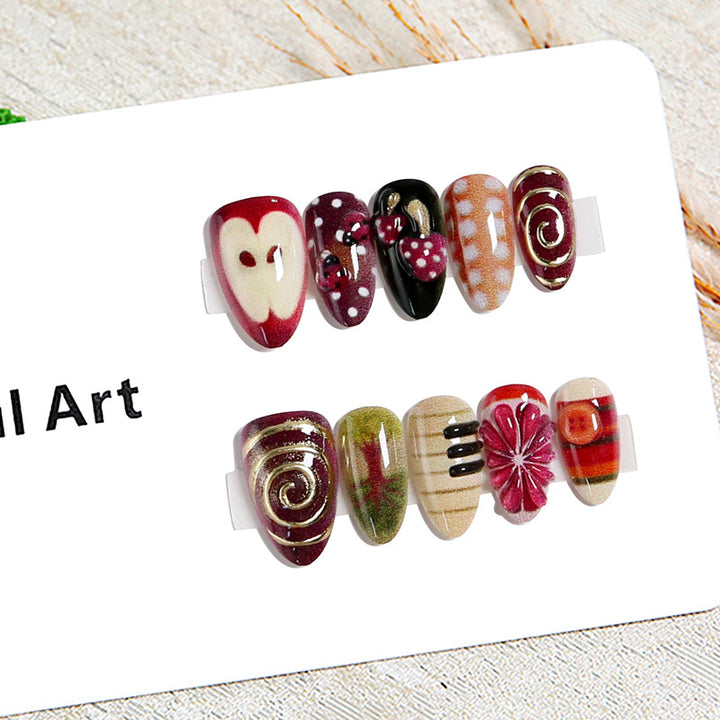 Creative nail art with playful designs Stornfield
