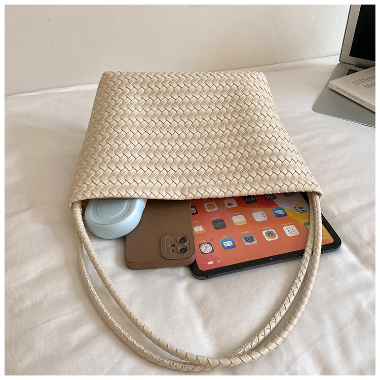 Woven Texture Tote Bag